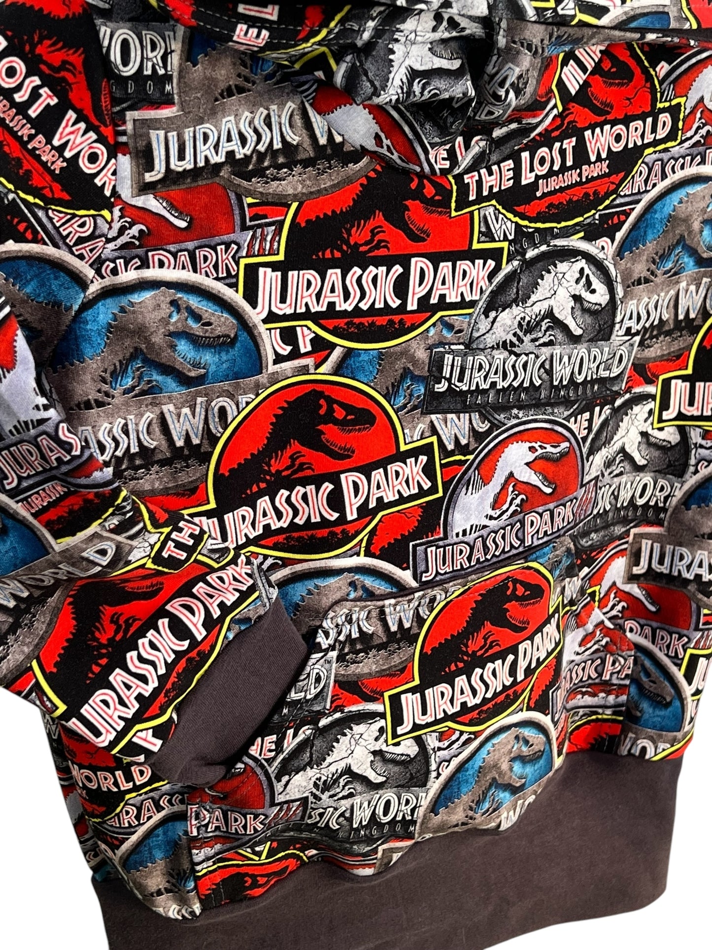 Grow-With-Me Hoodie:Dinosaur World-Size 3-6 year