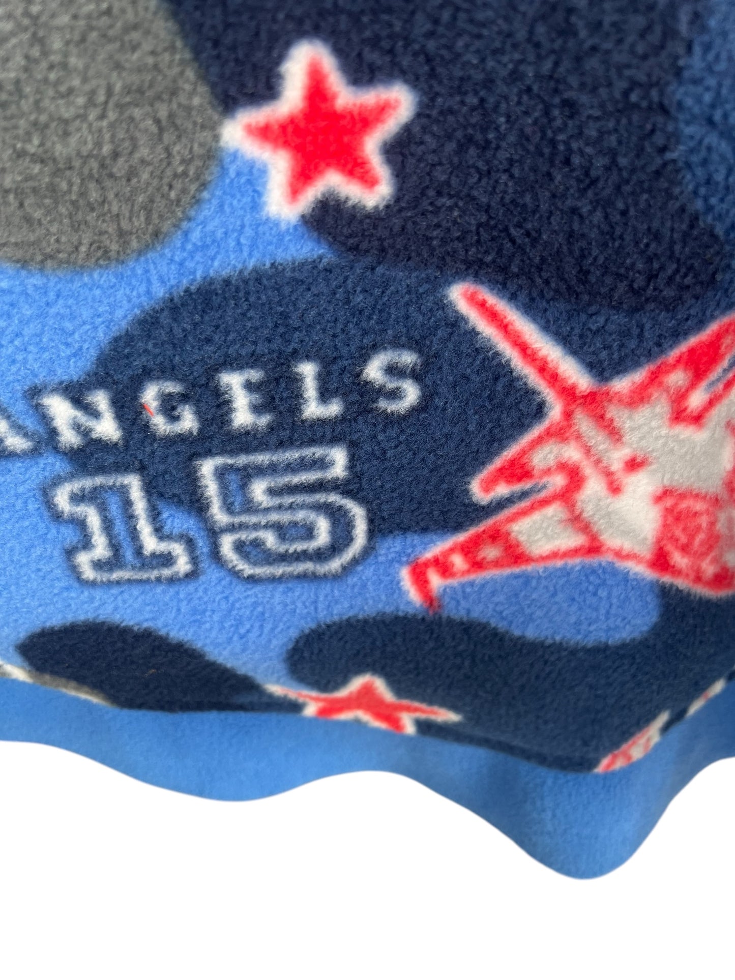 12-24 Month Car Seat Poncho- Blue Angels Jet Plane