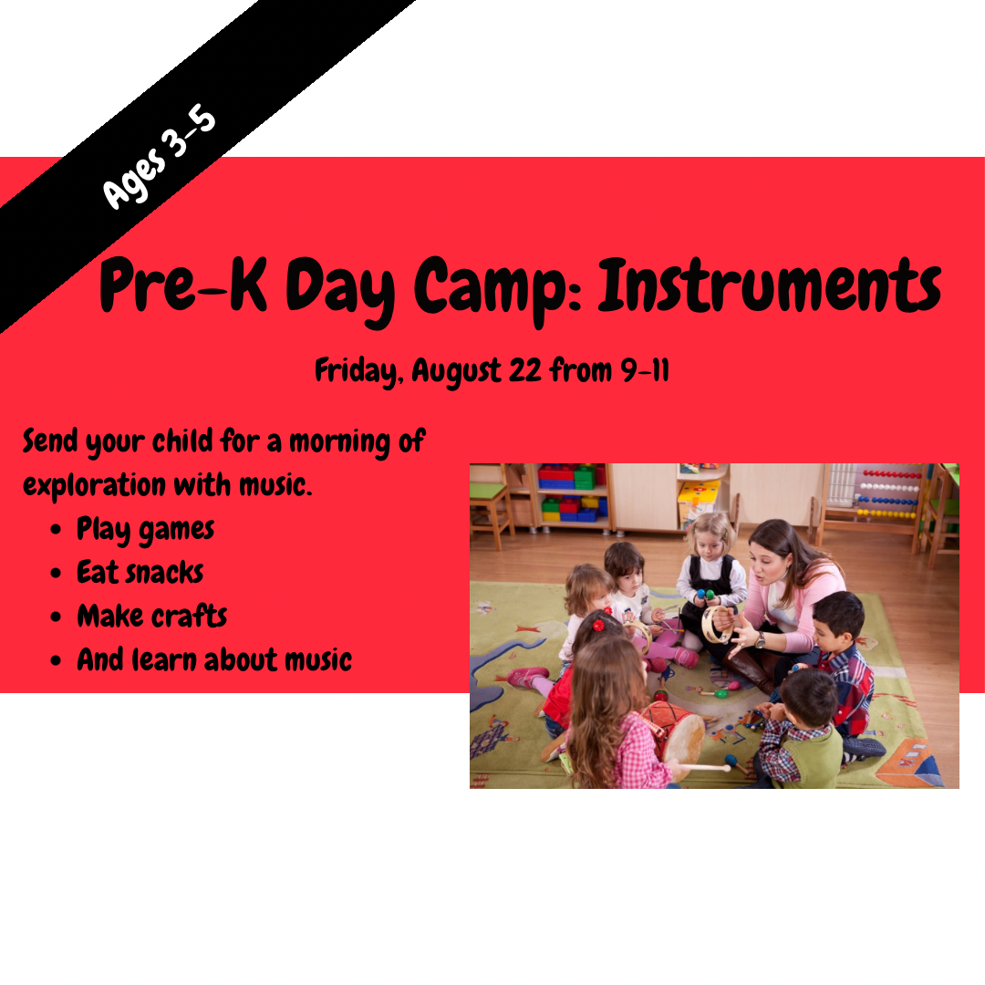 Preschool Day Camp: Dates within Listing