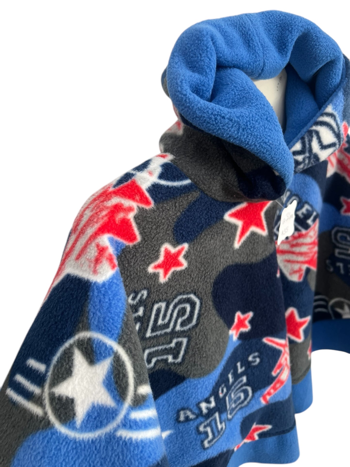 12-24 Month Car Seat Poncho- Blue Angels Jet Plane