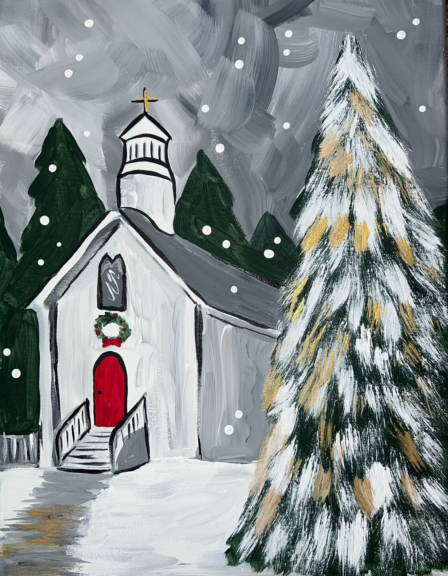 Christmas/Winter 11*14" Paint Kits