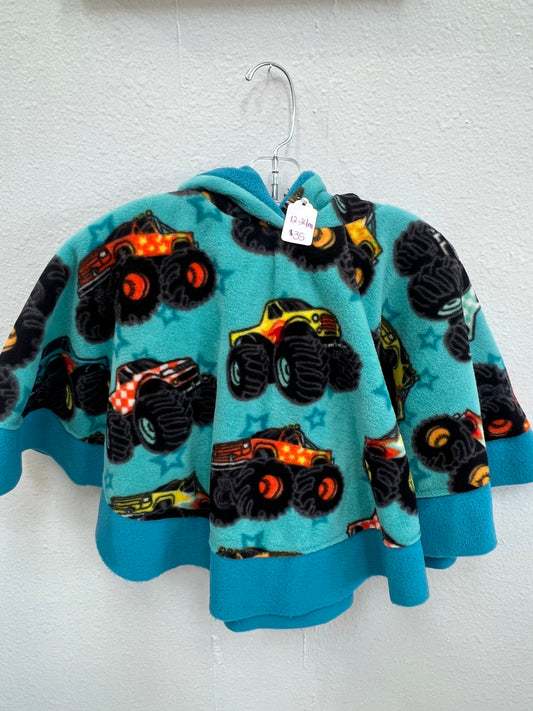 12-24 Month Monster Truck Car Seat Poncho