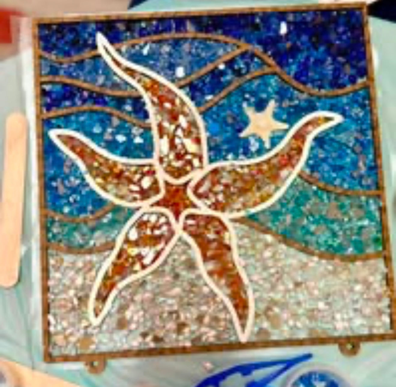 Faux Stained Glass Thursday, June 25th at 10AM