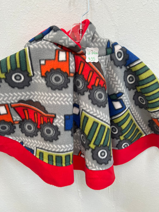 12-24 Month Car Seat Ponch-Dump Trucks