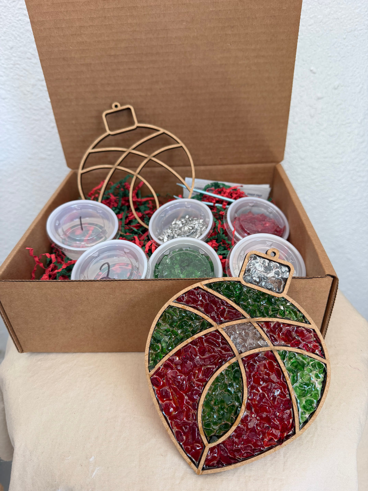 Christmas Bulb Ornament/Sun Catcher