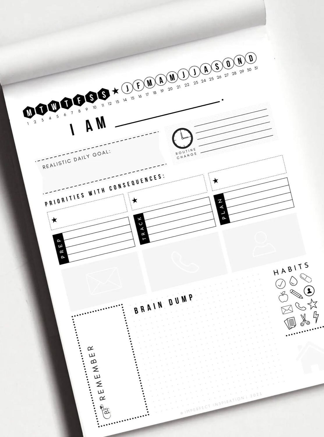 Teacher/Classroom Management Notepad Planner