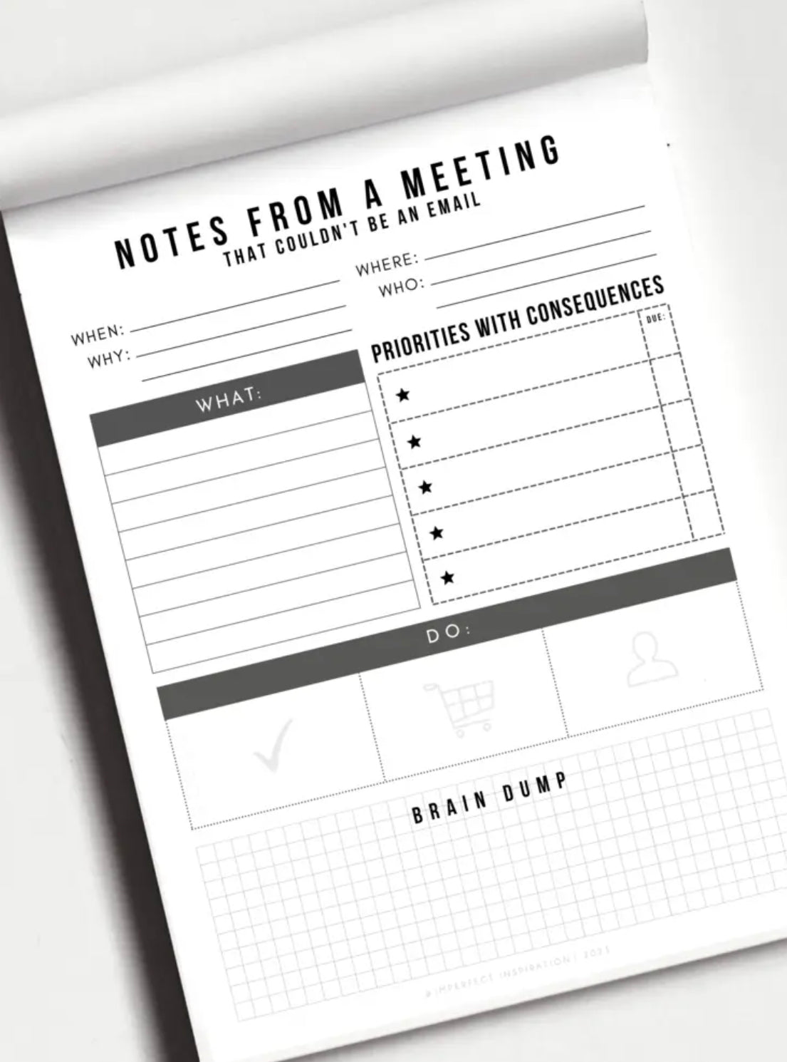 Could Have Been an Email-Meeting Notepad